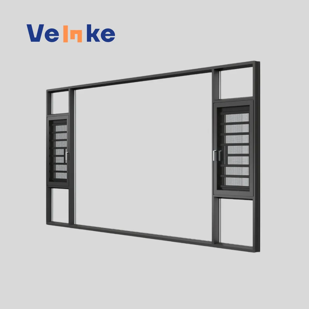 ENERGY STAR® Certified Casement Windows 24"x36" to 48"x72" Triple-Pane Low-E Glass Vinyl Composite Frames Crank-Operated