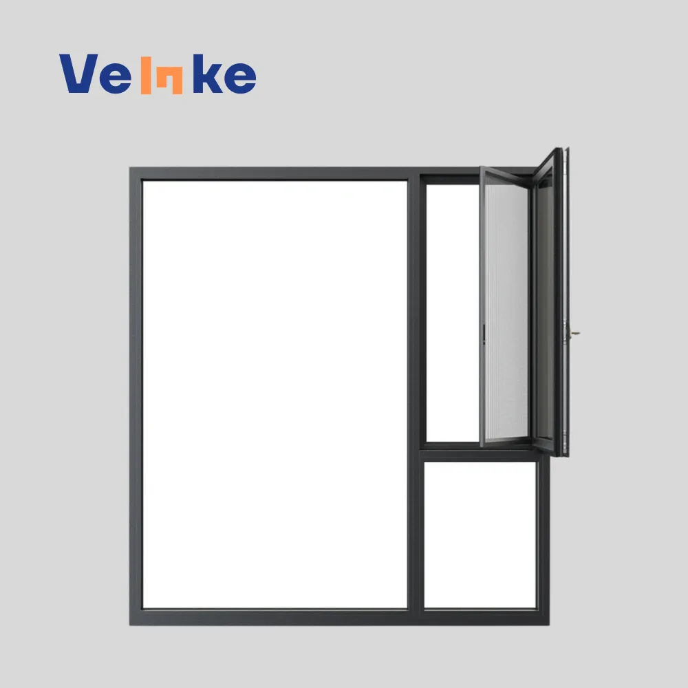 China Best Quality Custom Casement Windows CE Certified Low-E Glass Technology Aluminum Frames