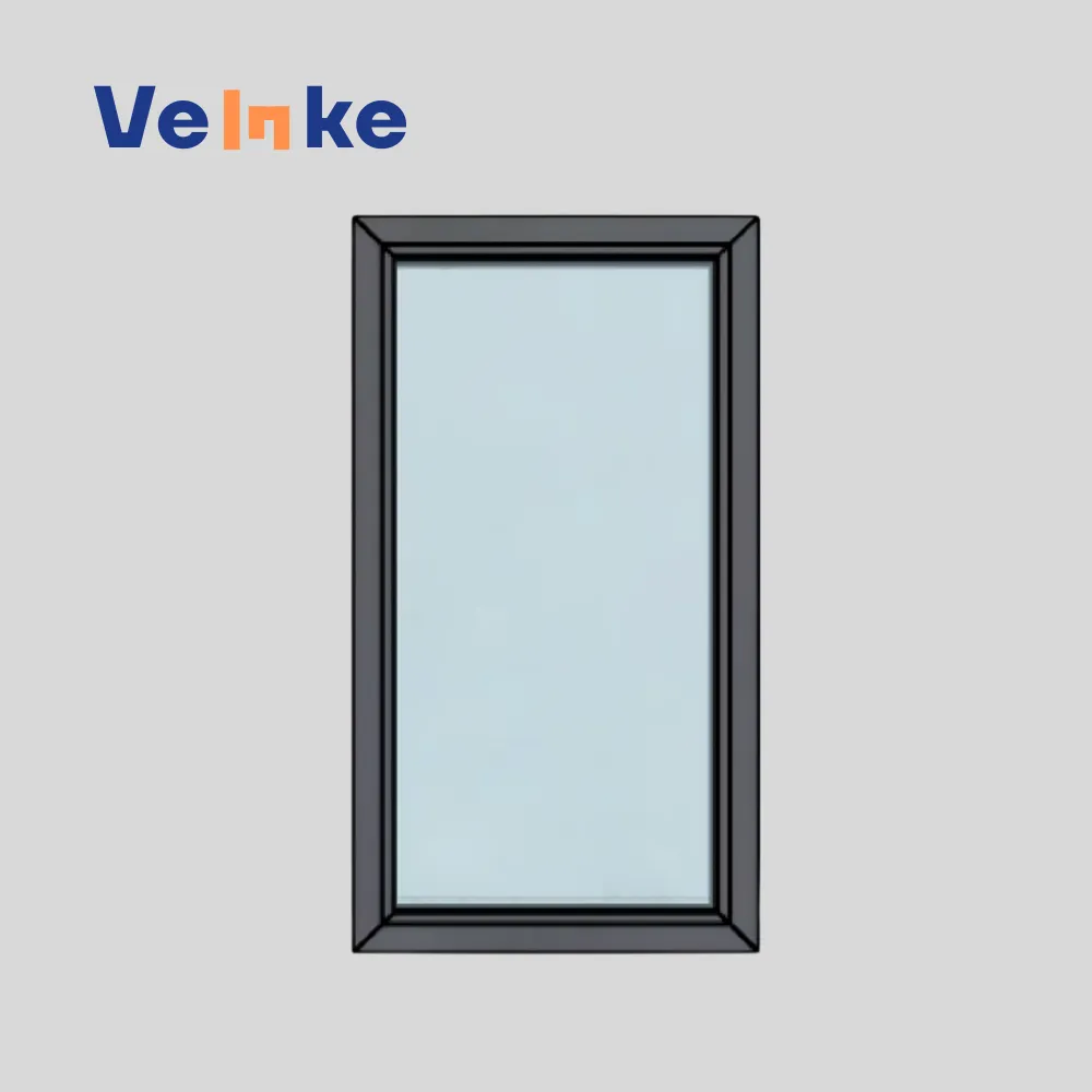 China Manufacturing CE Certified 36"x60" Custom Dimensions Tempered Safety Glass Fixed Window Frame System