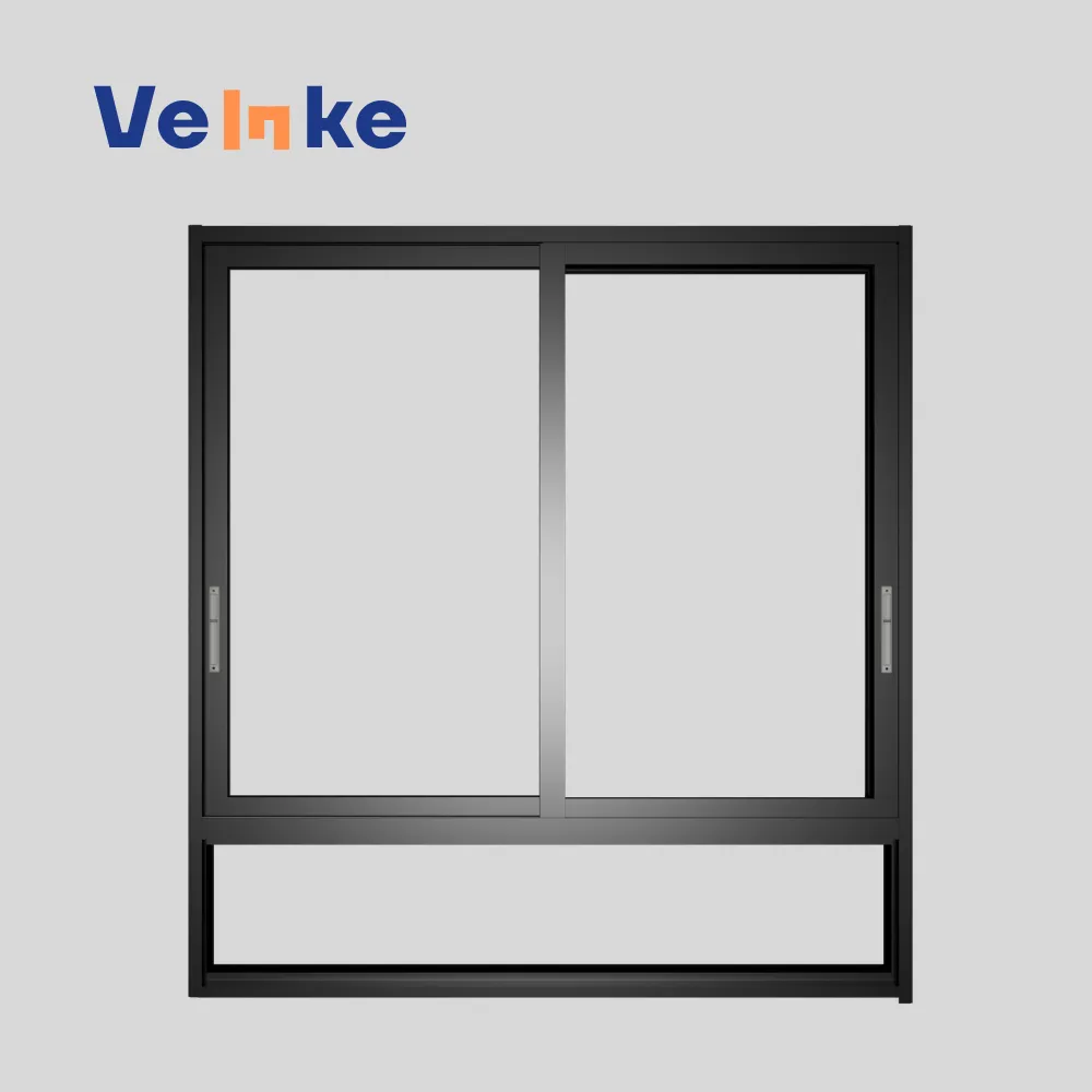 China Manufacturing CE Certified  36"x60" Custom Dimensions Tempered Safety Glass Triple-Track System Sliding Windows